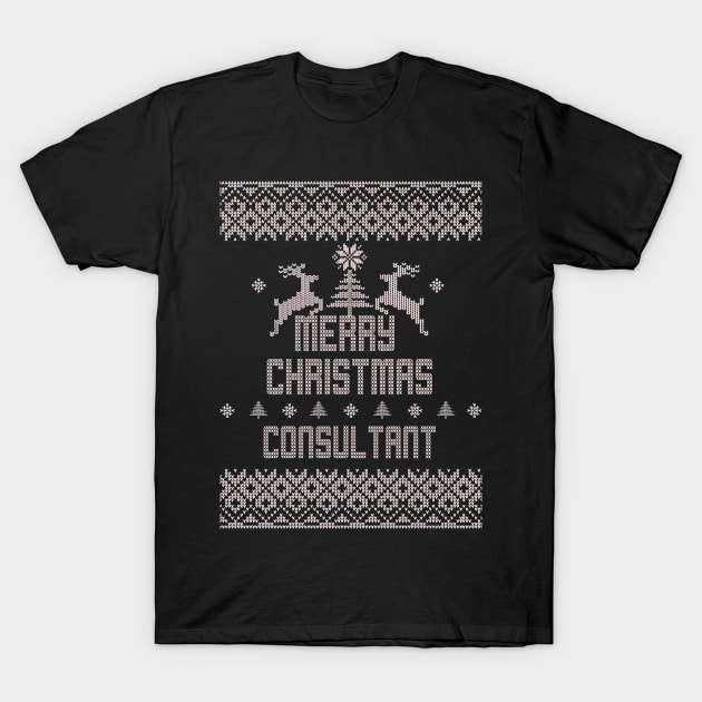 Merry Christmas CONSULTANT T-Shirt by ramiroxavier